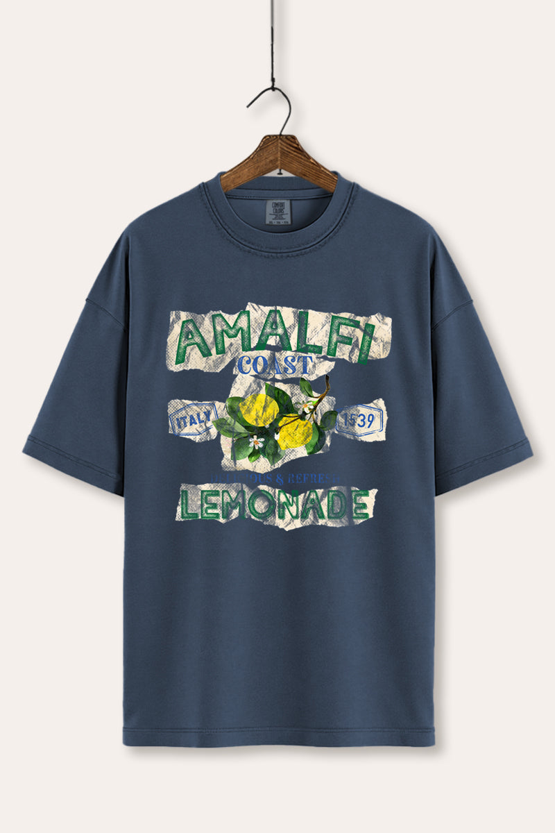 Amalfi Coast Lemon Fruit Graphic Women's Comfort Tee