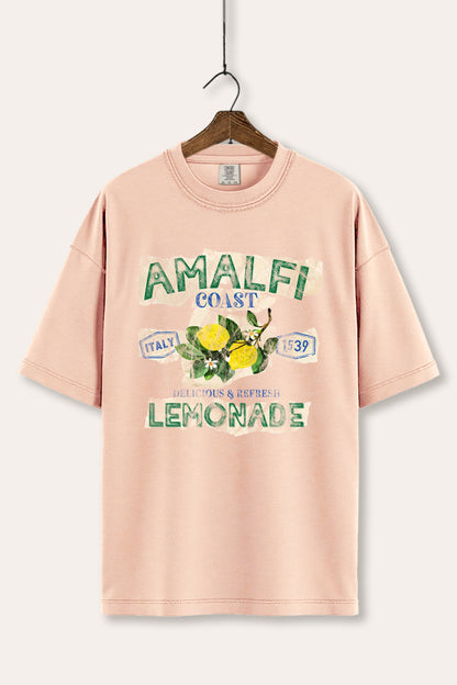 Amalfi Coast Lemon Fruit Graphic Women's Comfort Tee