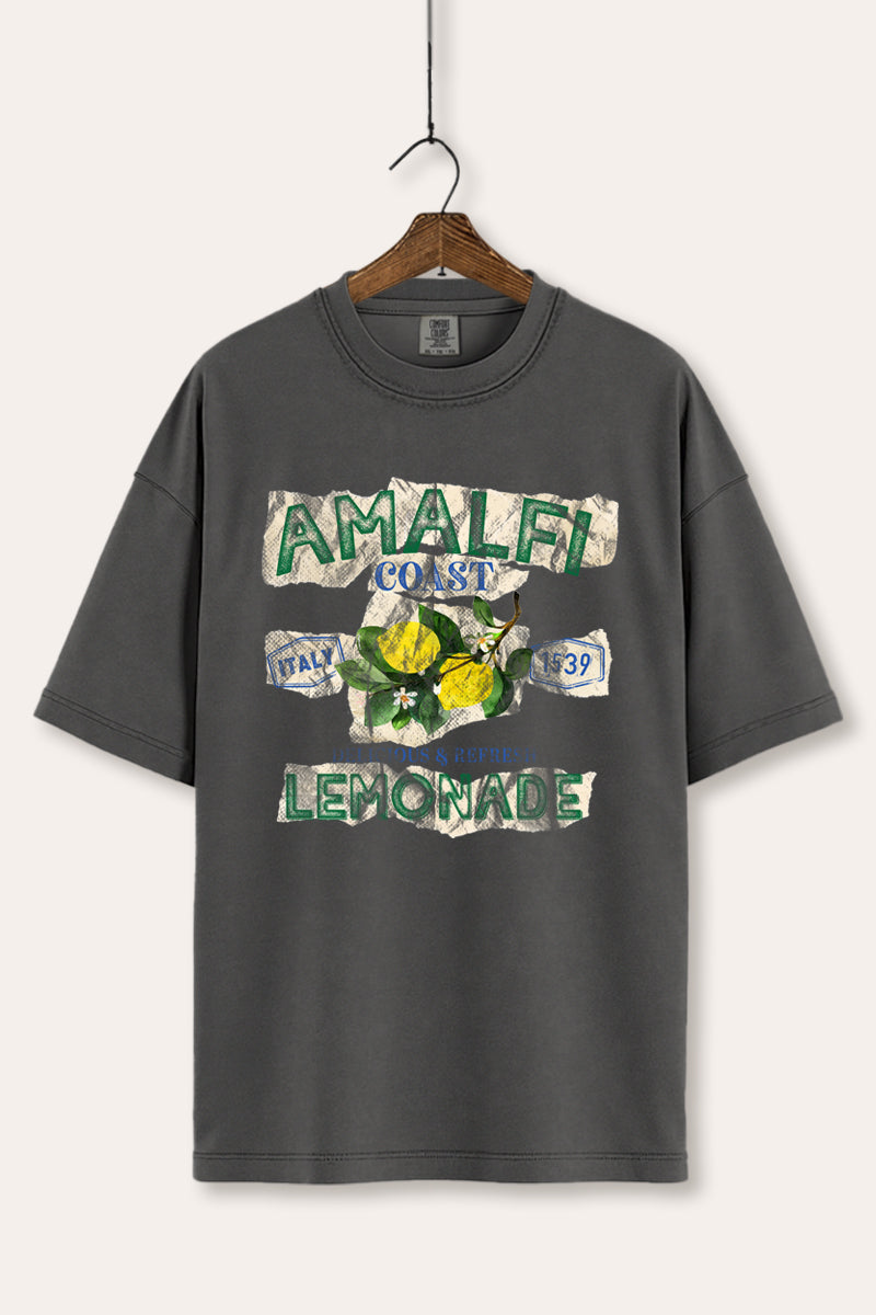 Amalfi Coast Lemon Fruit Graphic Women's Comfort Tee