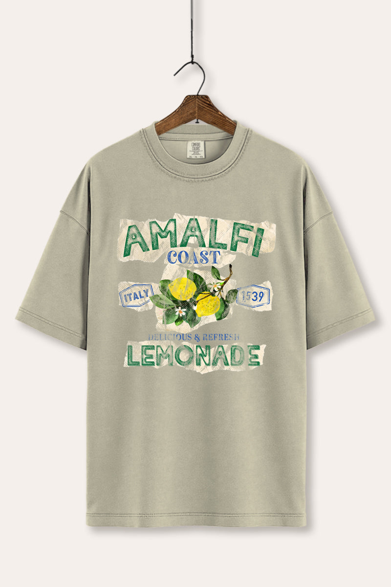 Amalfi Coast Lemon Fruit Graphic Women's Comfort Tee