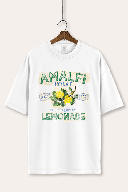 Amalfi Coast Lemon Fruit Graphic Women's Comfort Tee