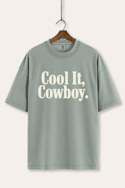 Cool It Cowboy Western Graphic Women's Comfort Tee