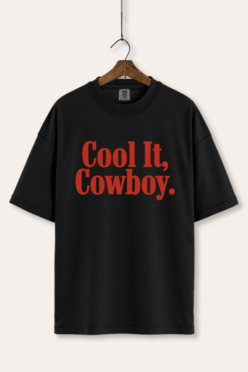 "cool it cowboy" comfort colors® graphic tee