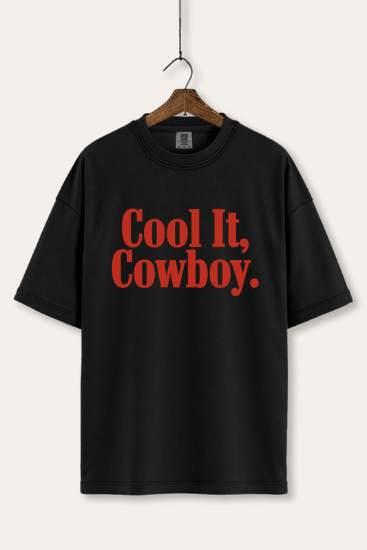"cool it cowboy" comfort colors® graphic tee