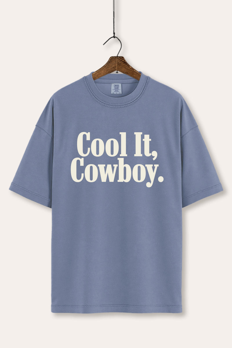"cool it cowboy" comfort colors® graphic tee