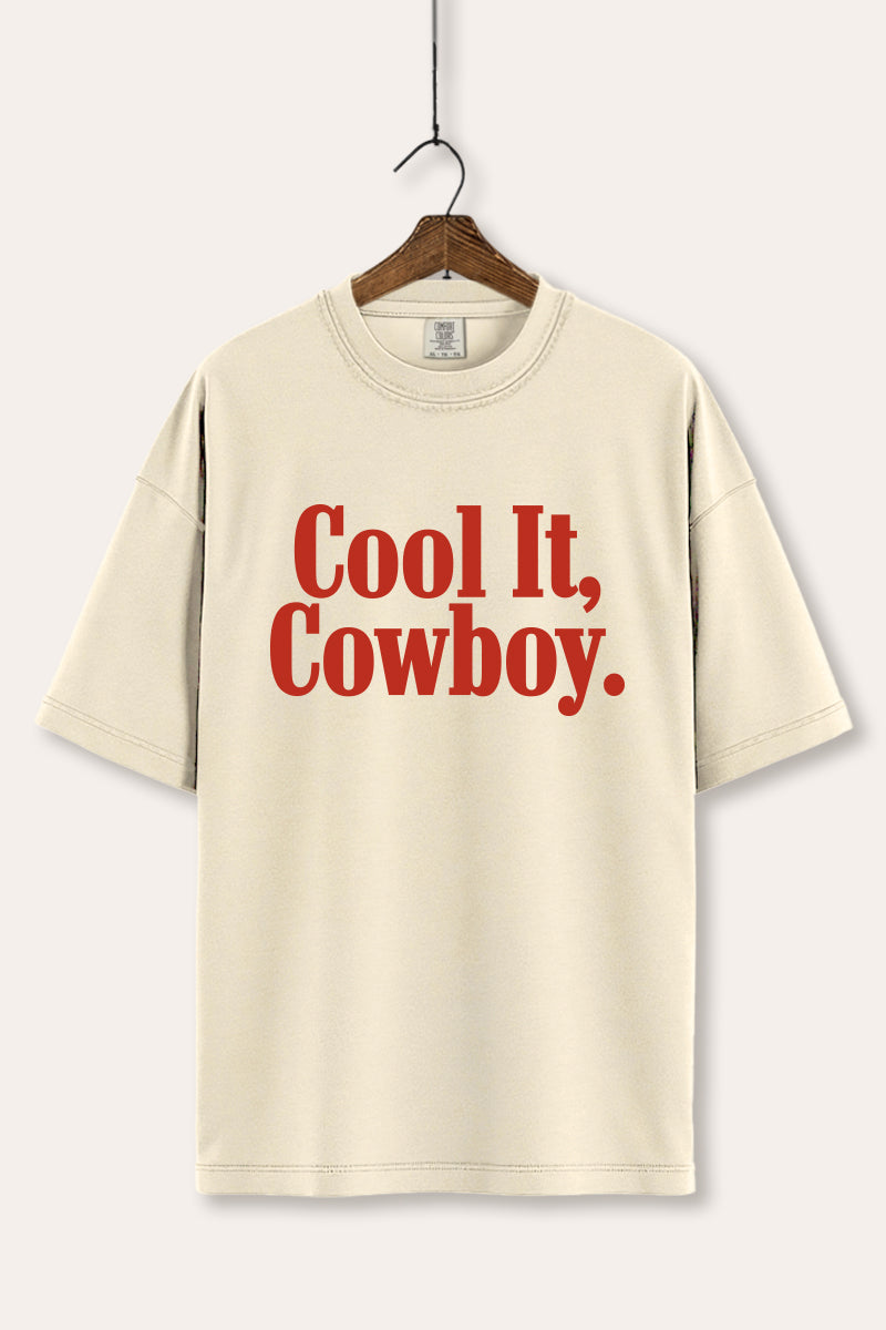 "cool it cowboy" comfort colors® graphic tee