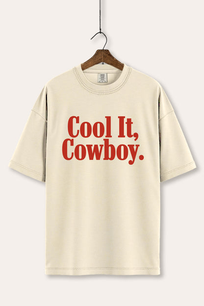Cool It Cowboy Western Graphic Women's Comfort Tee