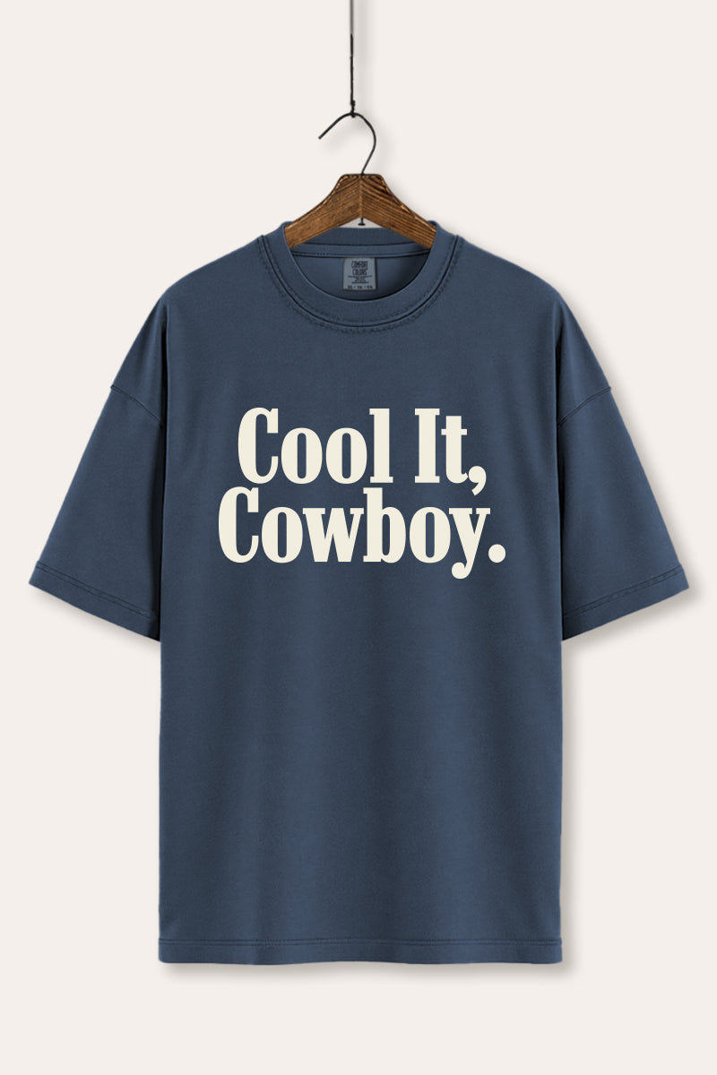 "cool it cowboy" comfort colors® graphic tee
