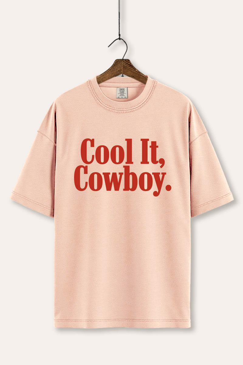 "cool it cowboy" comfort colors® graphic tee