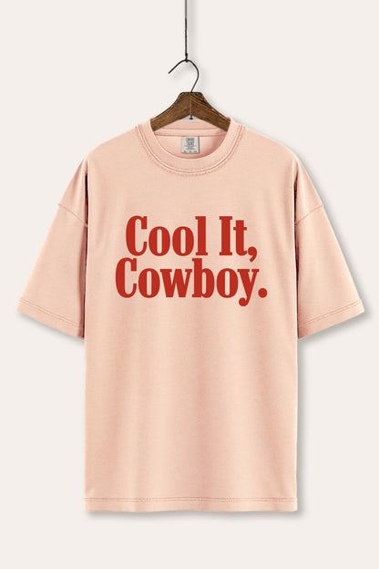 Cool It Cowboy Western Graphic Women's Comfort Tee