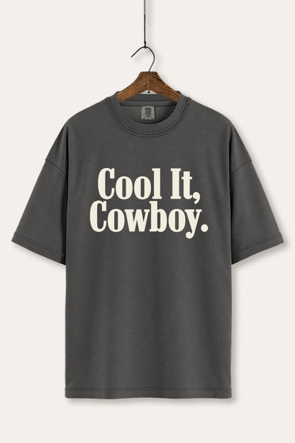 Cool It Cowboy Western Graphic Women's Comfort Tee