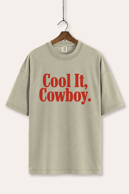 Cool It Cowboy Western Graphic Women's Comfort Tee