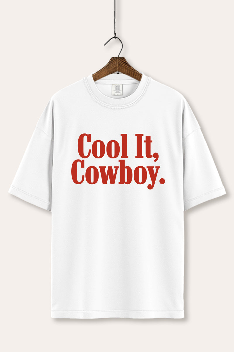 "cool it cowboy" comfort colors® graphic tee