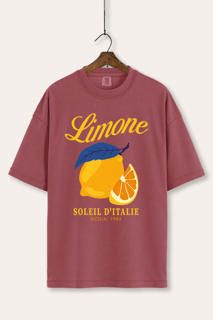Italy Lemon Fruit Graphic Women's Comfort Tee