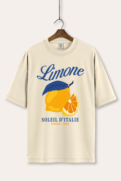 Italy Lemon Fruit Graphic Women's Comfort Tee
