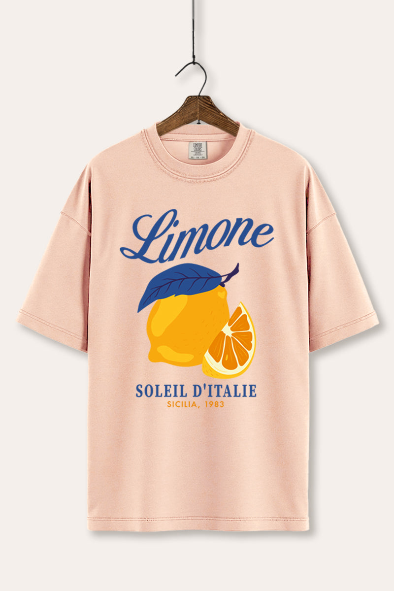 italy lemons comfort colors® graphic tee