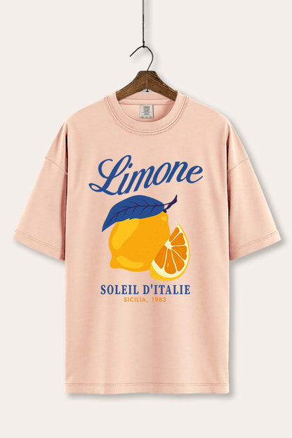 Italy Lemon Fruit Graphic Women's Comfort Tee