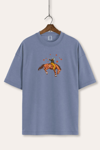 Rodeo Cowboy Stars Graphic Women's Comfort Tee