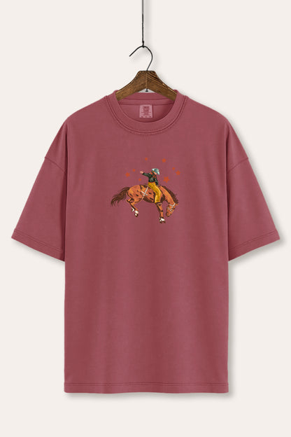 Rodeo Cowboy Stars Graphic Women's Comfort Tee
