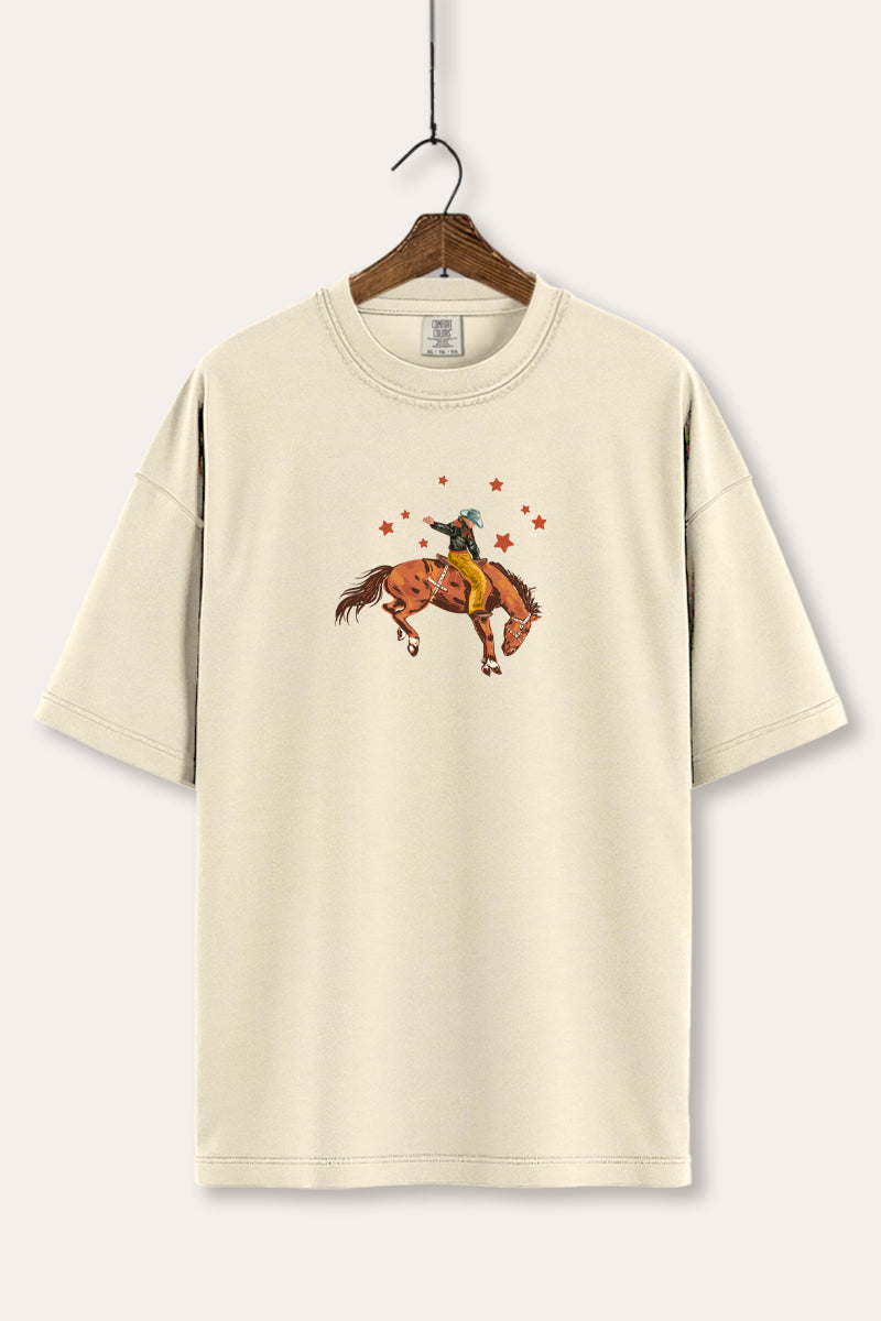 cowboy rodeo star graphic comfort colors® tee