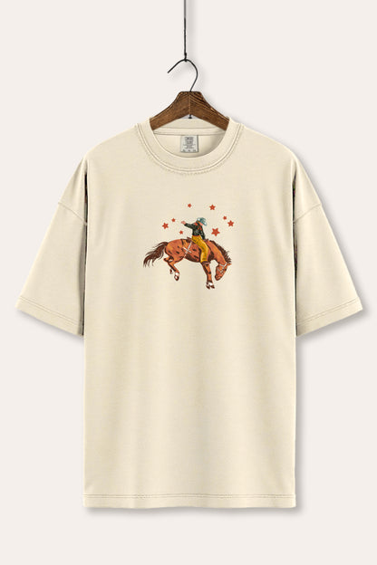 Rodeo Cowboy Stars Graphic Women's Comfort Tee