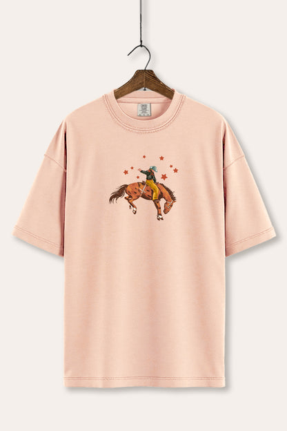 Rodeo Cowboy Stars Graphic Women's Comfort Tee