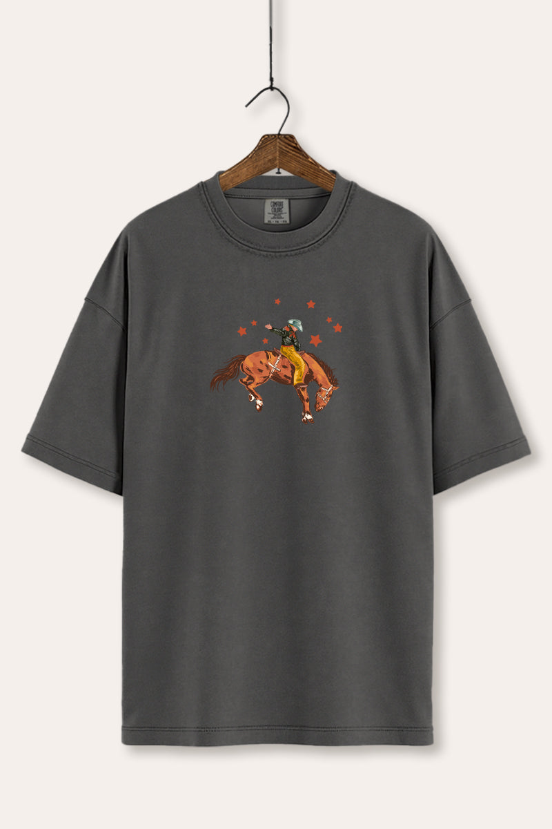 cowboy rodeo star graphic comfort colors® tee