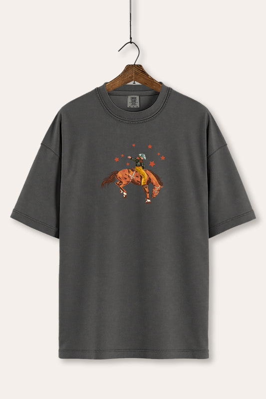 cowboy rodeo star graphic comfort colors® tee