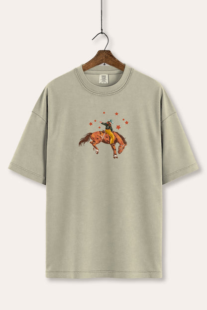 Rodeo Cowboy Stars Graphic Women's Comfort Tee