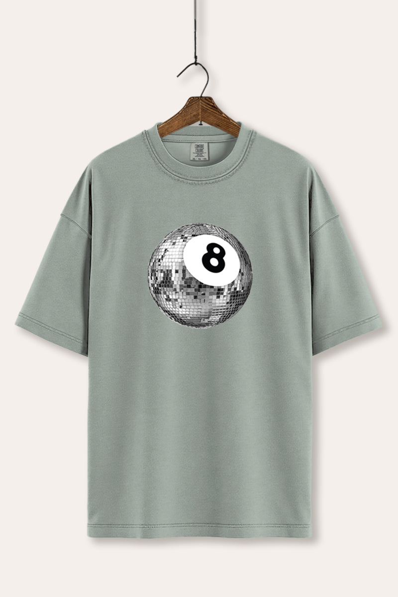 Disco 8-Ball Graphic Women's Comfort Tee