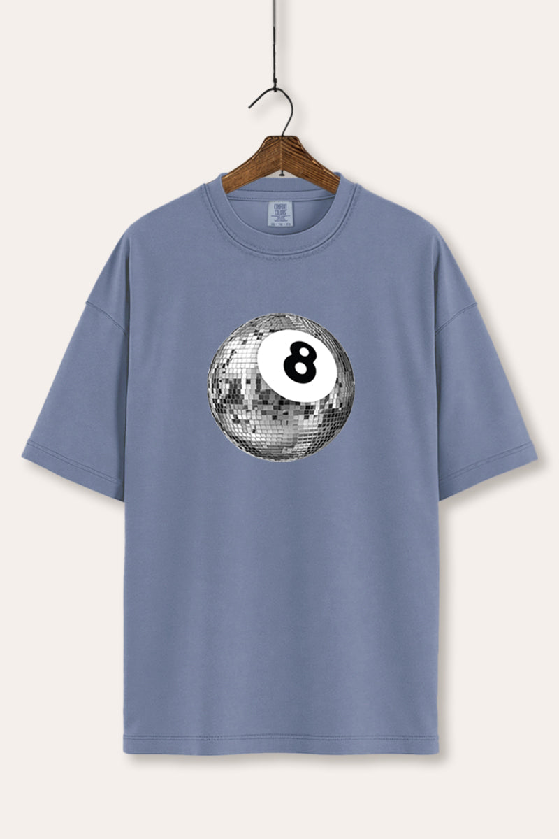 Disco 8-Ball Graphic Women's Comfort Tee