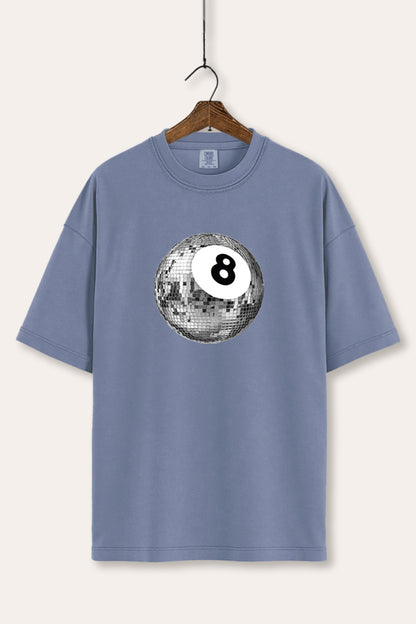Disco 8-Ball Graphic Women's Comfort Tee