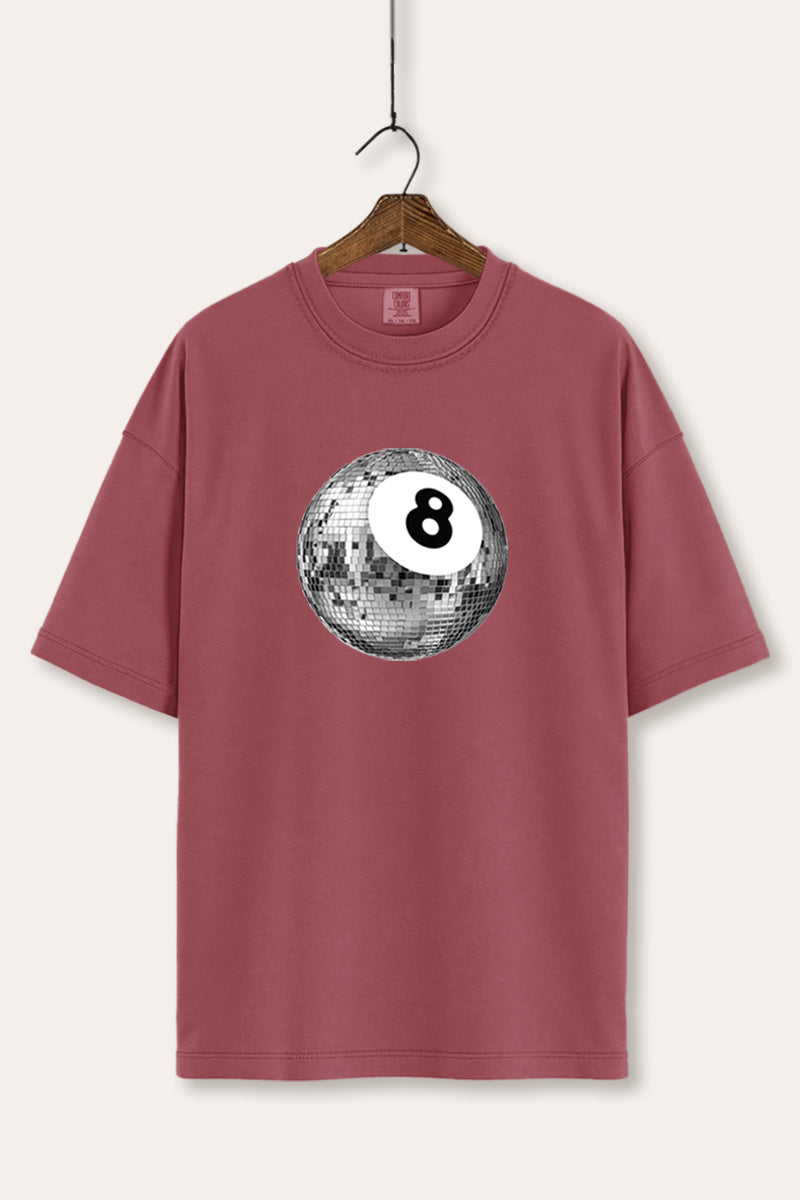 Disco 8-Ball Graphic Women's Comfort Tee