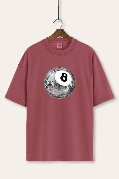 Disco 8-Ball Graphic Women's Comfort Tee