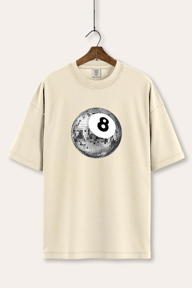 Disco 8-Ball Graphic Women's Comfort Tee