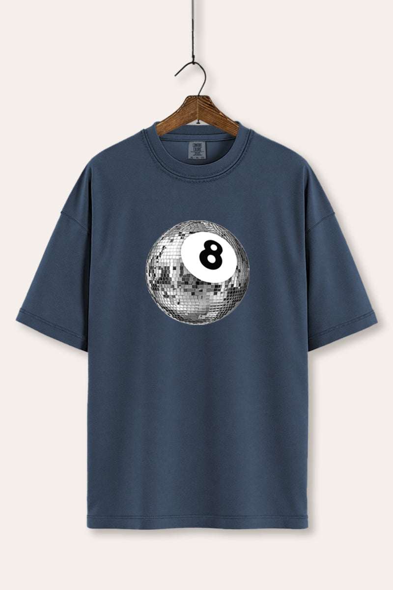 Disco 8-Ball Graphic Women's Comfort Tee