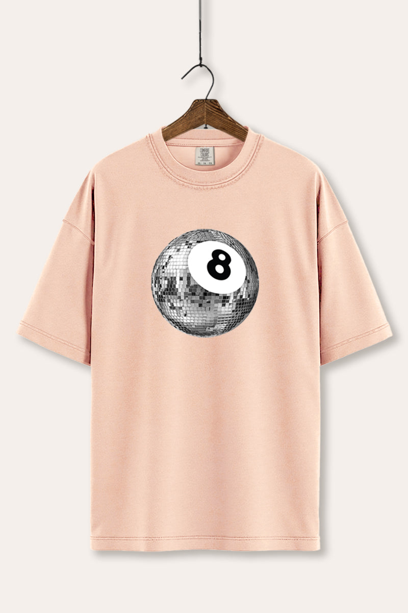 Disco 8-Ball Graphic Women's Comfort Tee