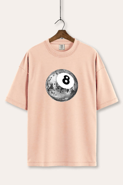 Disco 8-Ball Graphic Women's Comfort Tee