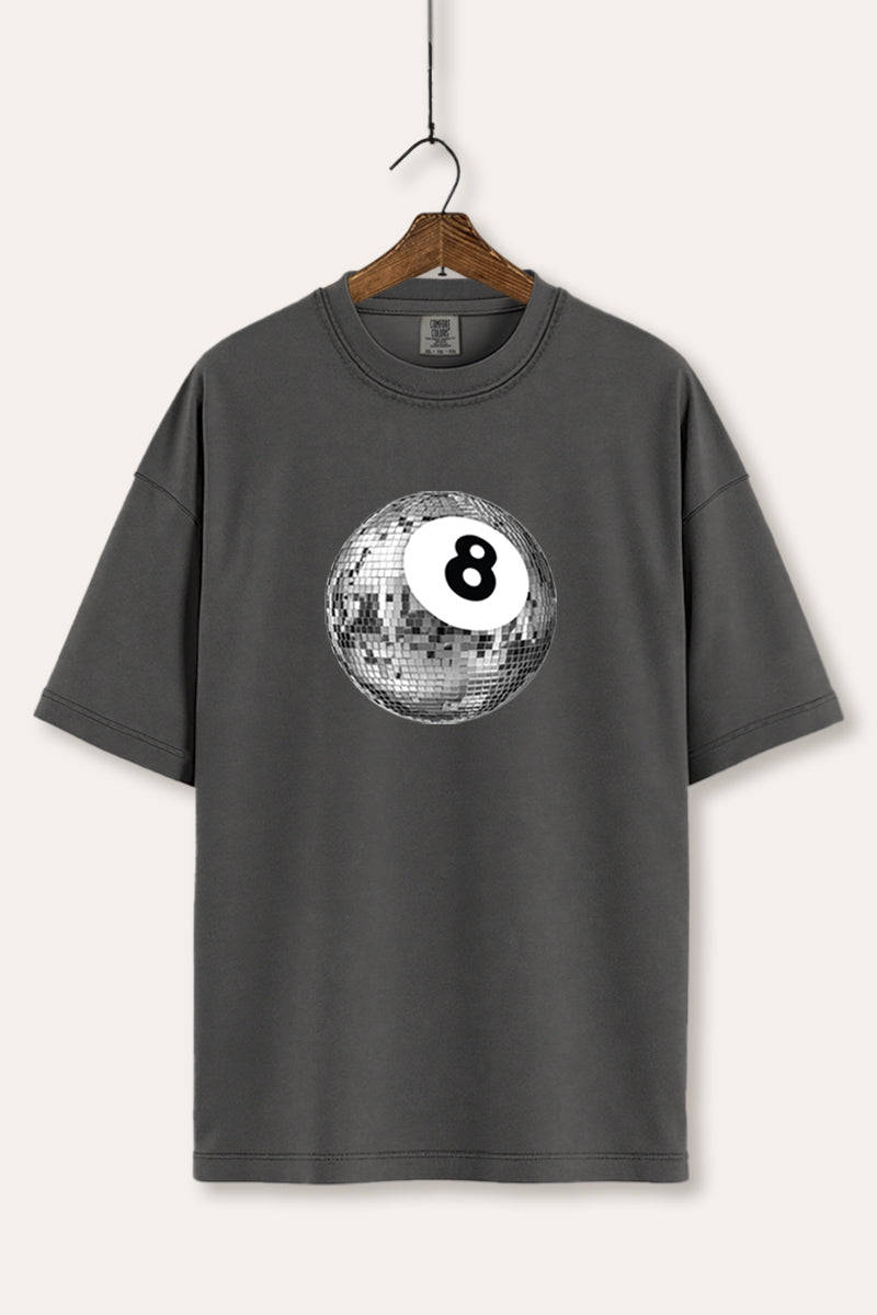 Disco 8-Ball Graphic Women's Comfort Tee