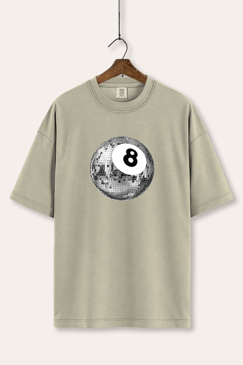 Disco 8-Ball Graphic Women's Comfort Tee
