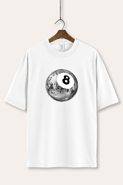 Disco 8-Ball Graphic Women's Comfort Tee
