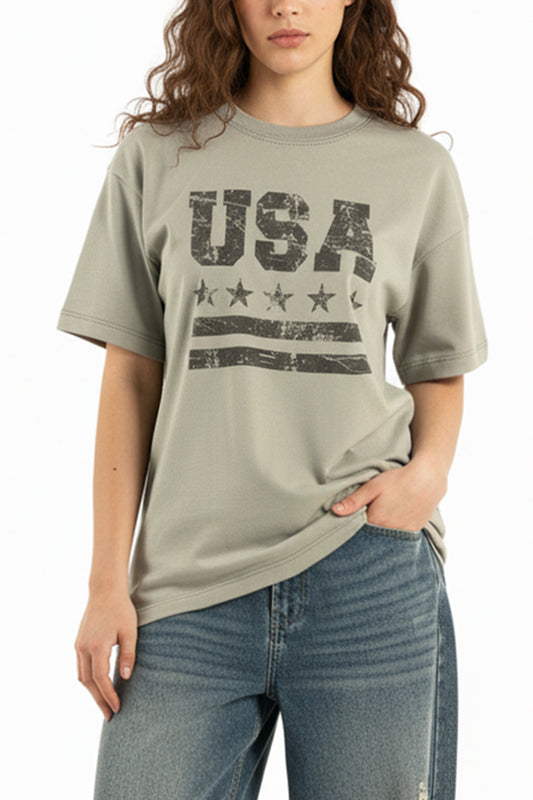 Vintage USA Graphic Women's Comfort Tee