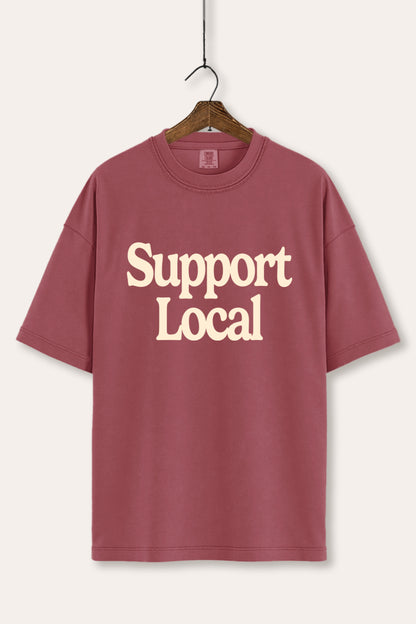 Support Local Graphic Women's Comfort Tee