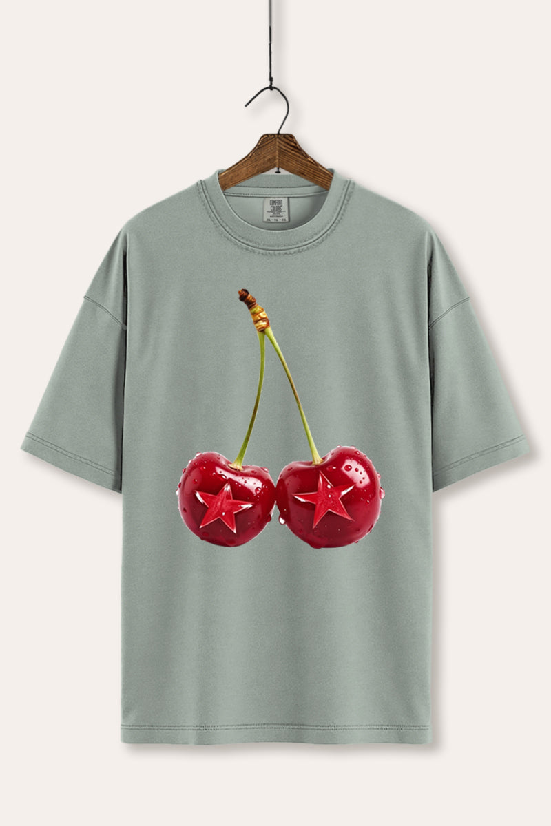 cherry star graphic comfort colors® tee