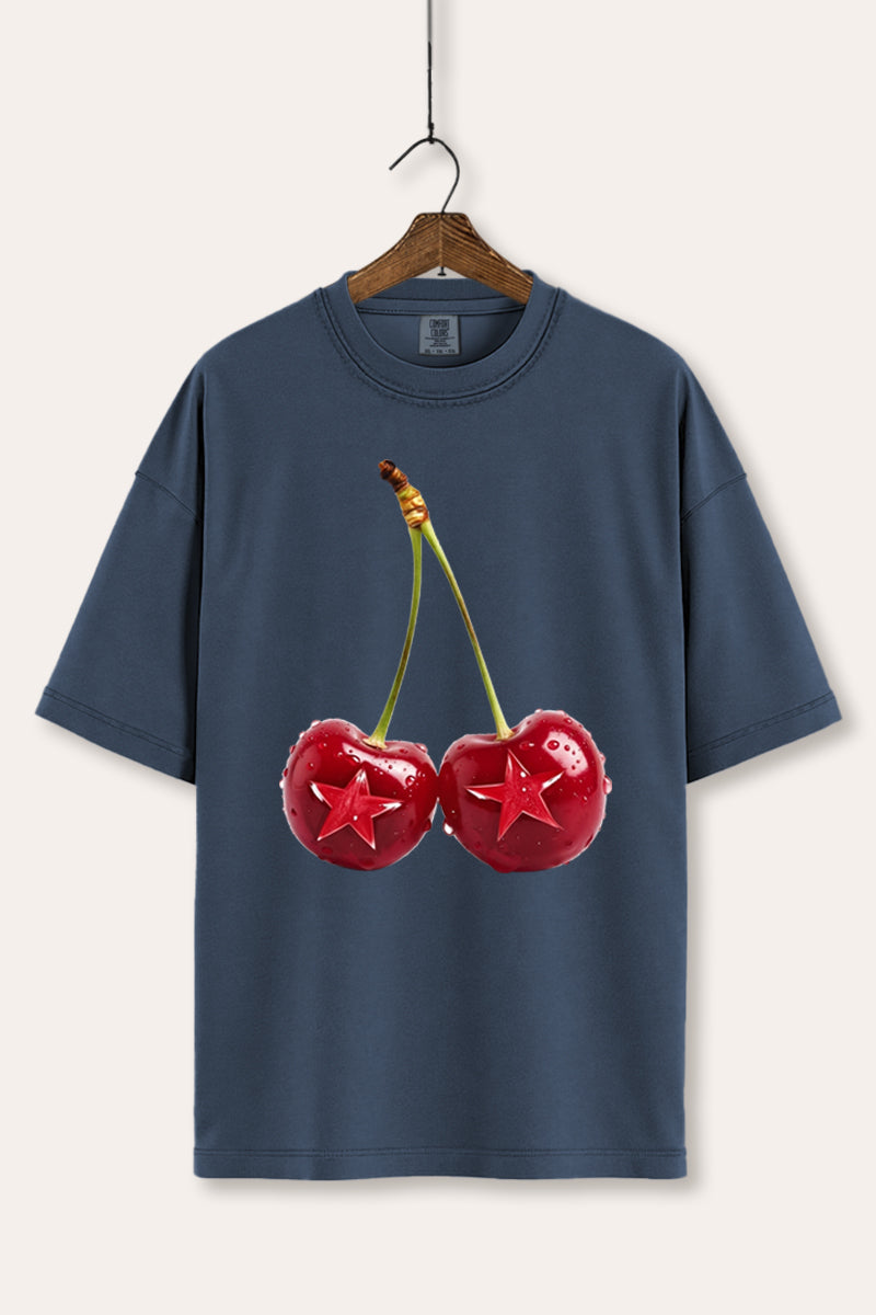 cherry star graphic comfort colors® tee