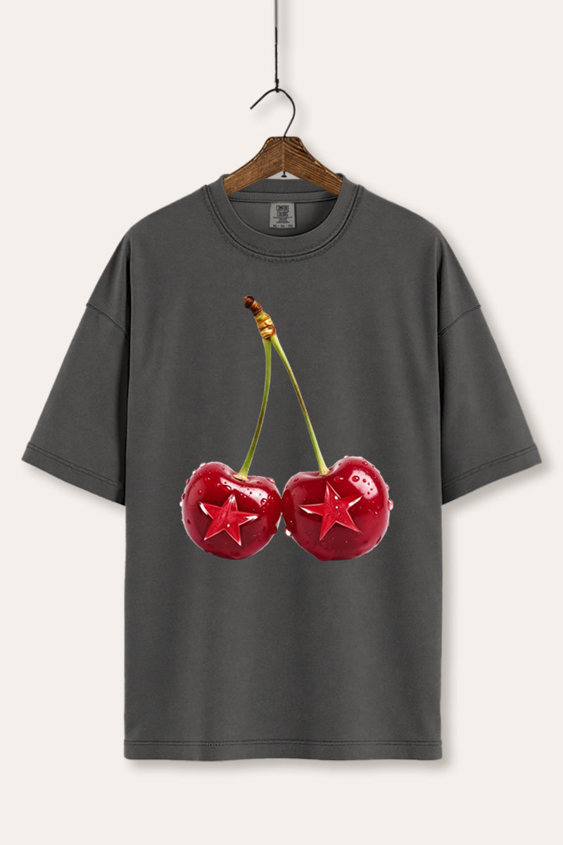 cherry star graphic comfort colors® tee