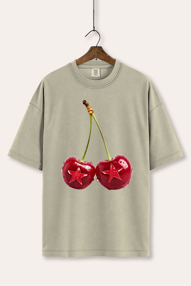 cherry star graphic comfort colors® tee
