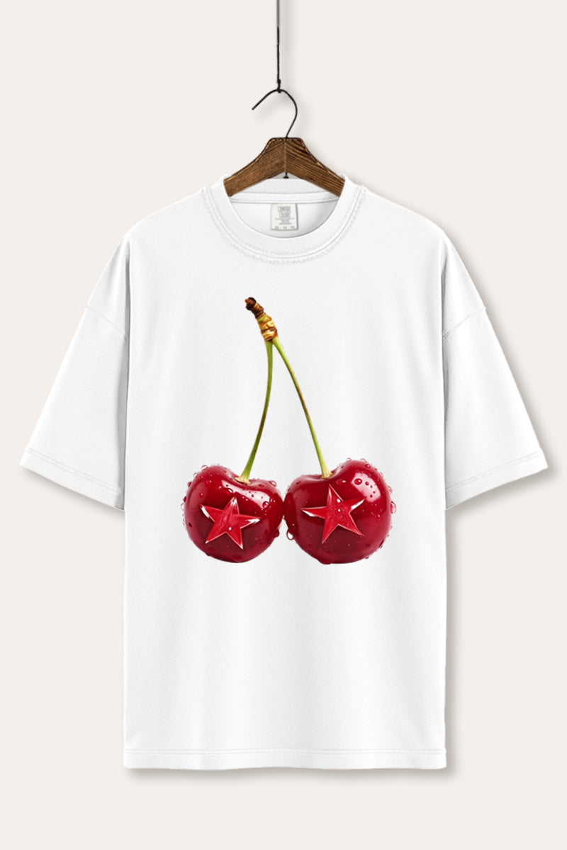 cherry star graphic comfort colors® tee
