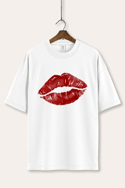 Red Lips Graphic Women's Comfort Tee