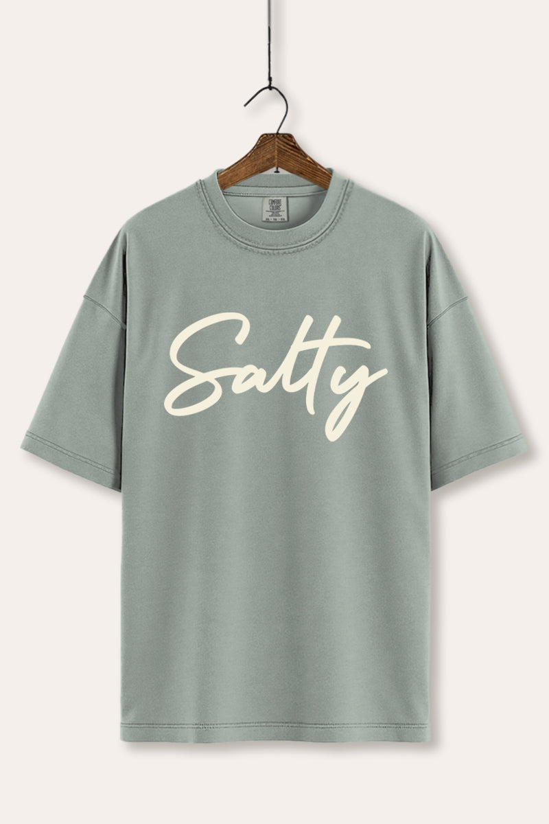 Salty Cursive Coastal Graphic Women's Comfort Tee